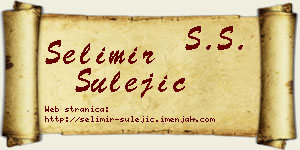 Selimir Šulejić vizit kartica